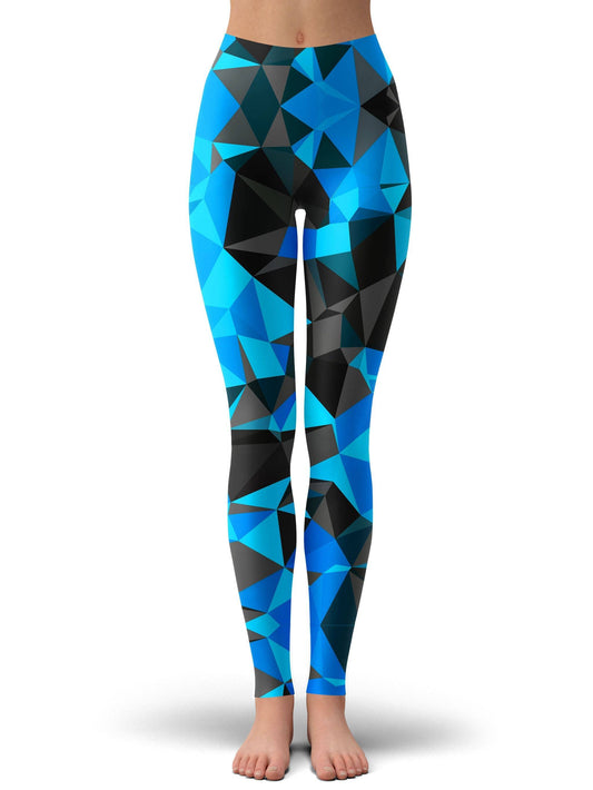 Blue and Black Geo Leggings, Big Tex Funkadelic, | iEDM