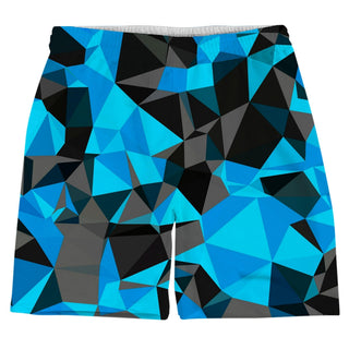 Big Tex Funkadelic - Blue and Black Geo Weekend Shorts