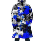 Blue and Grey Paint Splatter Cloak, Big Tex Funkadelic, | iEDM