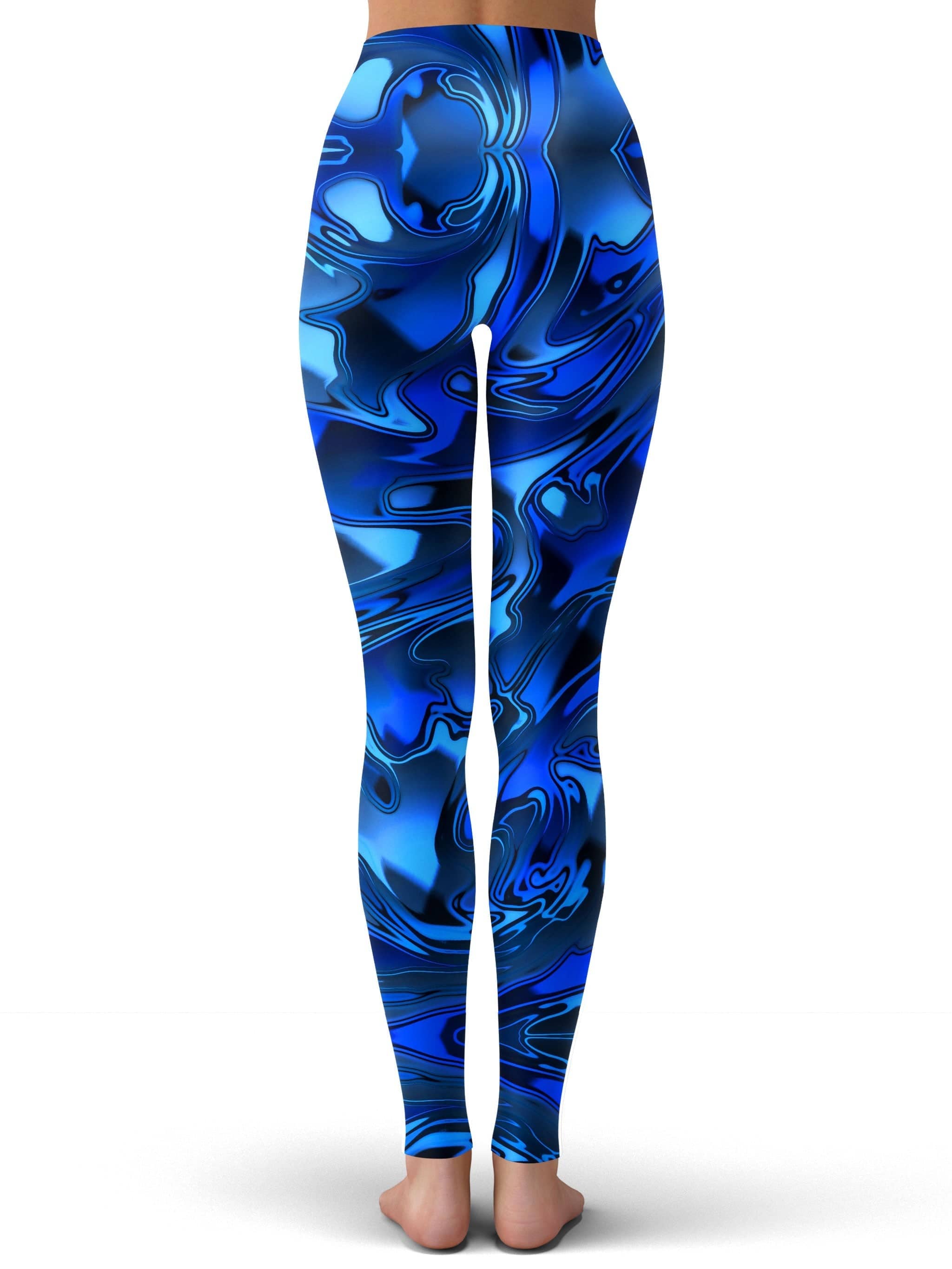 Blue Chromatic Melt Leggings