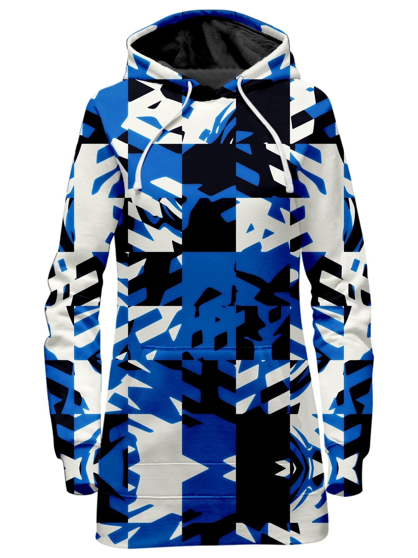 Blue Digital Hoodie Dress, Big Tex Funkadelic, | iEDM