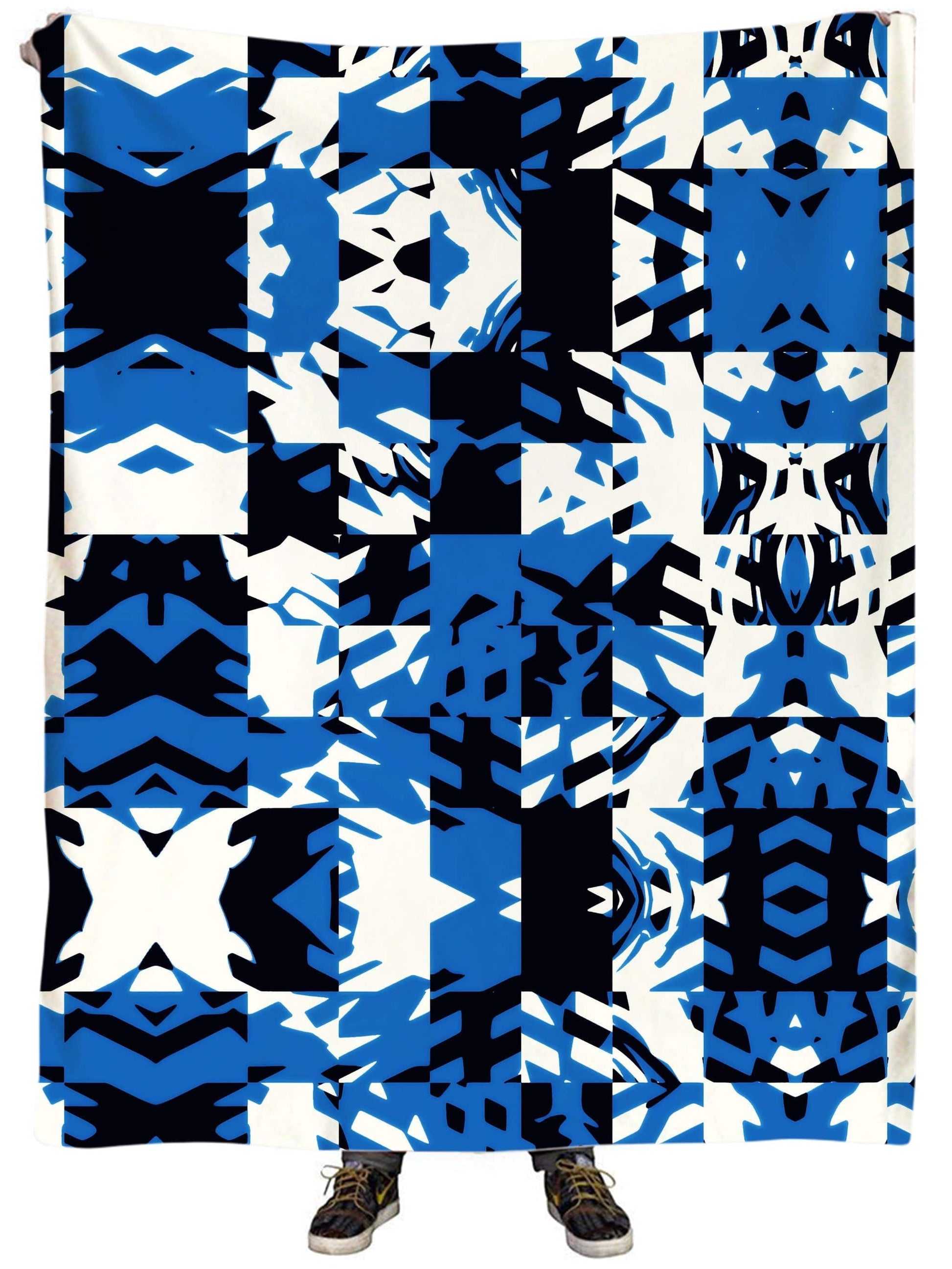 Blue Digital Plush Blanket, Big Tex Funkadelic, | iEDM