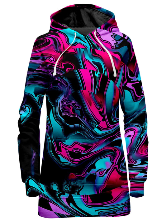 Chromatic Mixed Berry Hoodie Dress, Big Tex Funkadelic, | iEDM