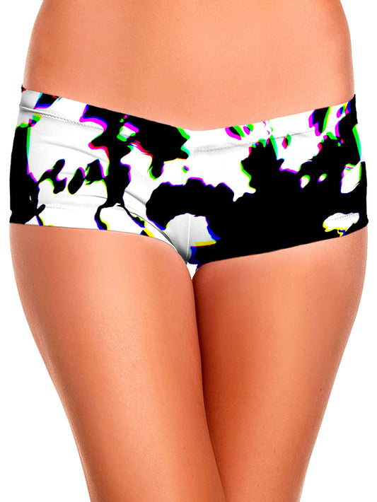 Cow Hide Print Rave Drip Booty Shorts, Big Tex Funkadelic, | iEDM