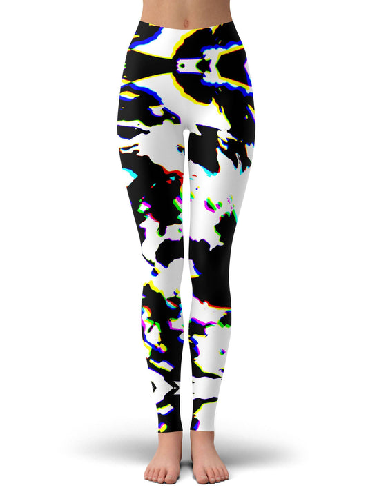 Cow Hide Print Rave Drip Leggings, Big Tex Funkadelic, | iEDM