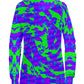 Green and Purple Hypno Splatter Hoodie Dress, Big Tex Funkadelic, | iEDM