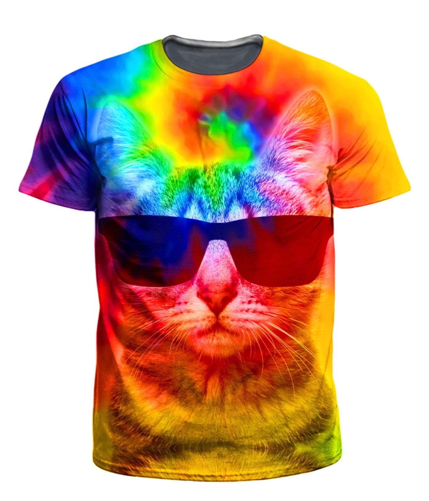 Big Tex Funkadelic Kitten Tie-Dye Men's T-Shirt - iEDM
