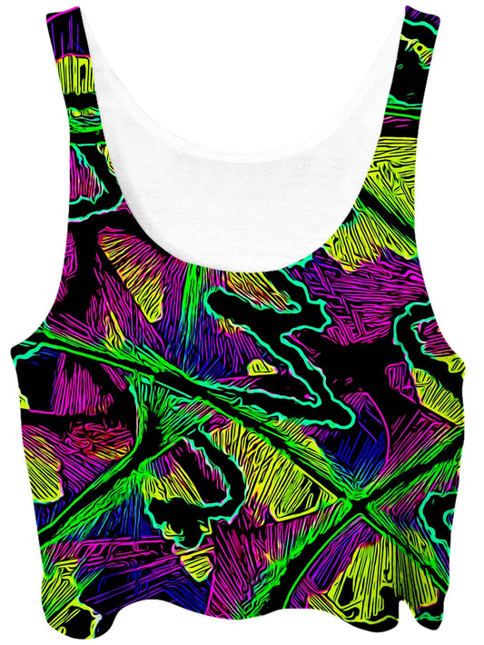 Neon Graffiti Crop Top, Big Tex Funkadelic, | iEDM