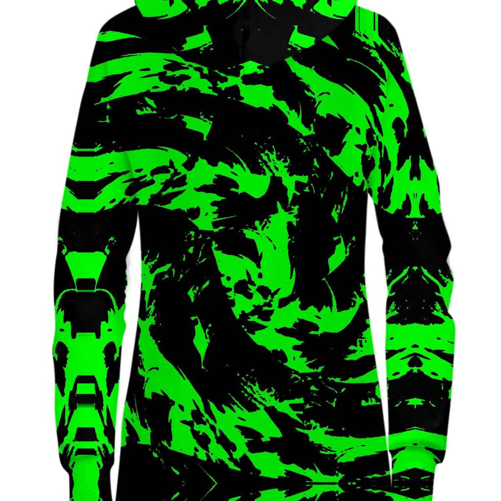 neon green hoodie dress MSGM logo-print Hooded Jumper Dress | Green