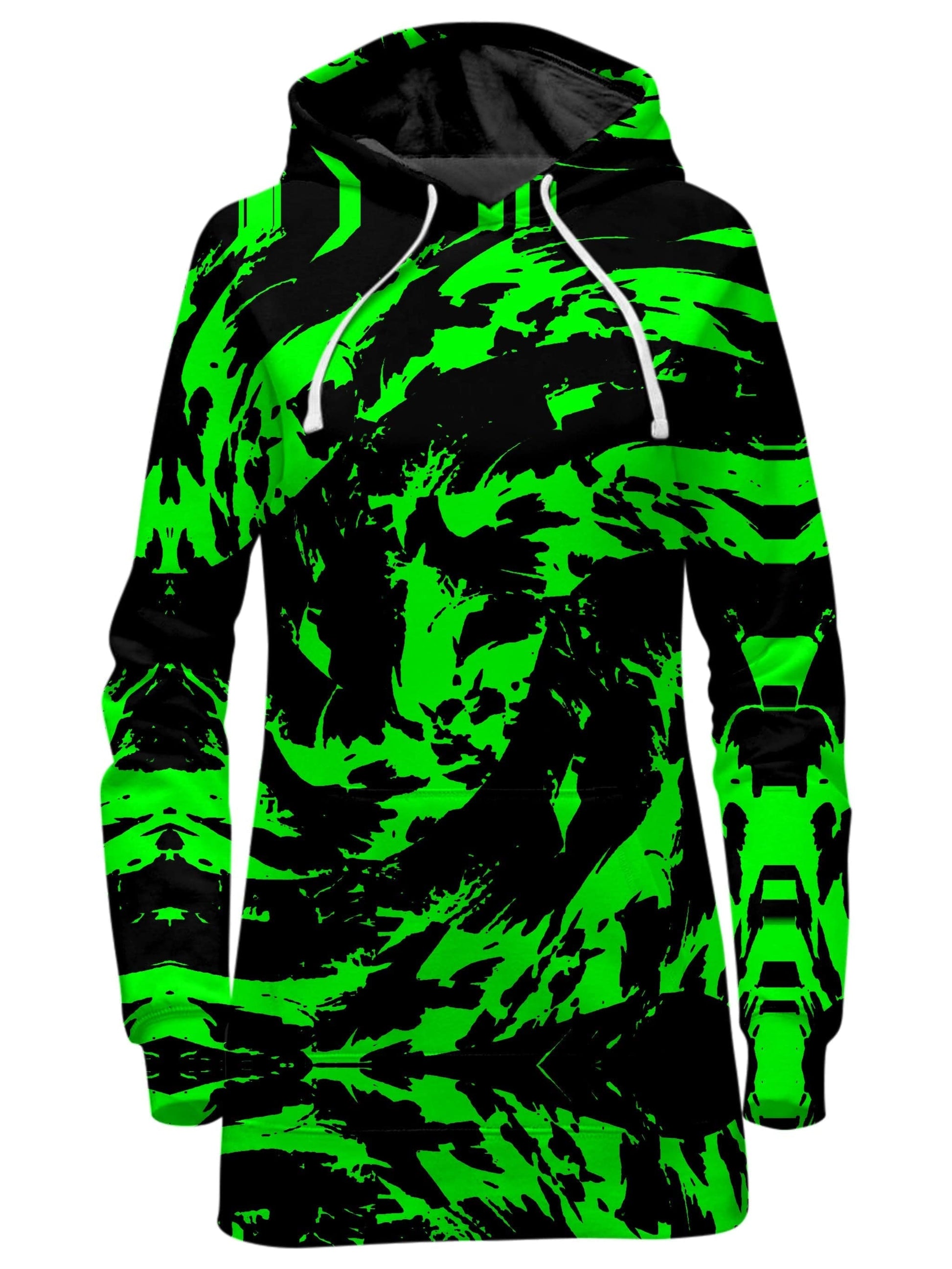 Big Tex Funkadelic Neon Graffiti Paint Splatter Hoodie Dress in Black - S - Rave Gear by iEDM Big Tex Funkadelic Neon Graffiti Paint Splatter Hoodie Dress in Black - S - Rave Gear by iEDM