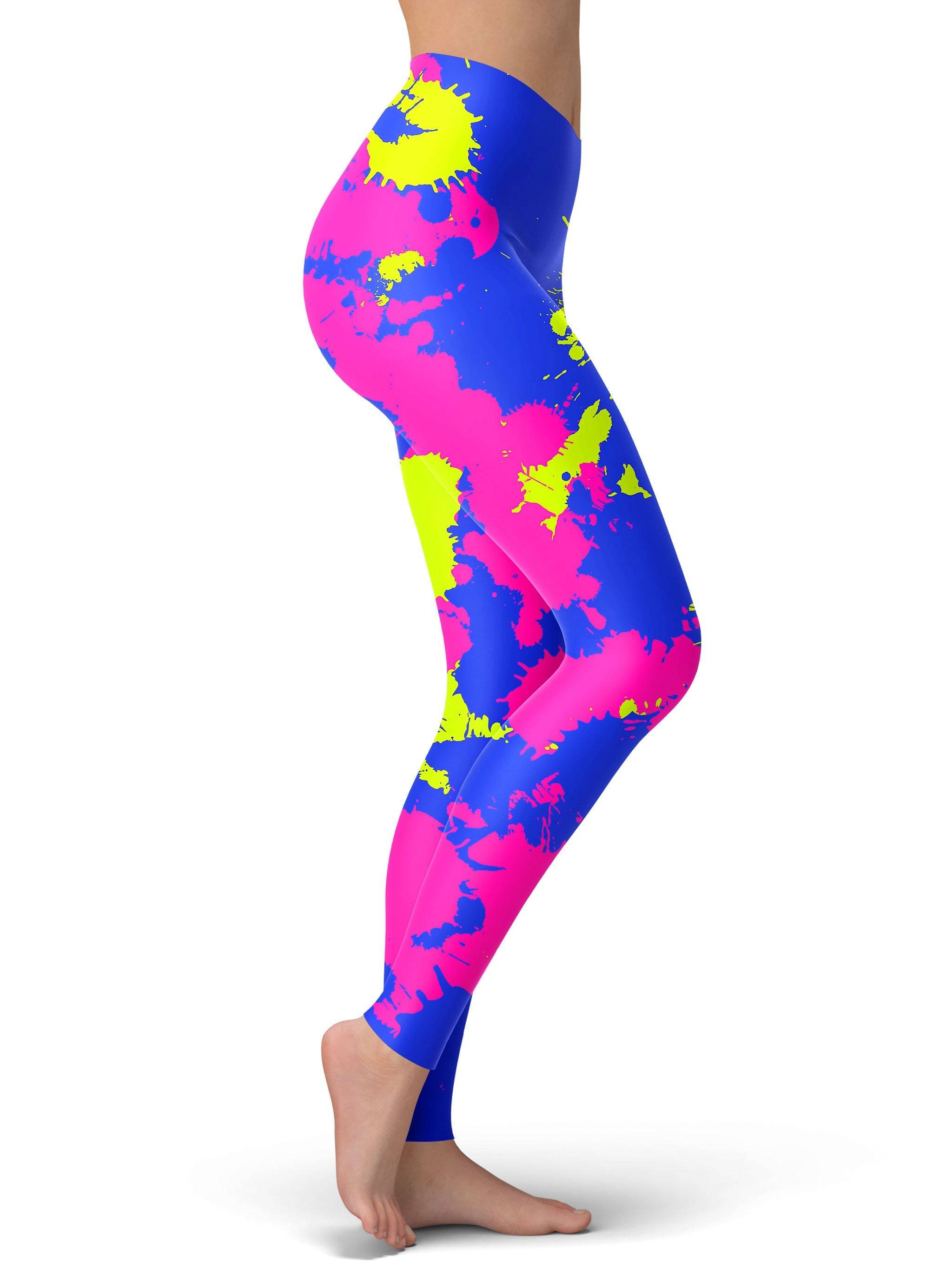 Amazon.com: Aflyko Girls' Leggings Neon Purple Palm Wild Leaves Kids  Workout Pants Dance Tights 4-10T: Clothing, Shoes & Jewelry
