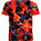 Orange and Black Geo Men's T-Shirt, Big Tex Funkadelic, | iEDM