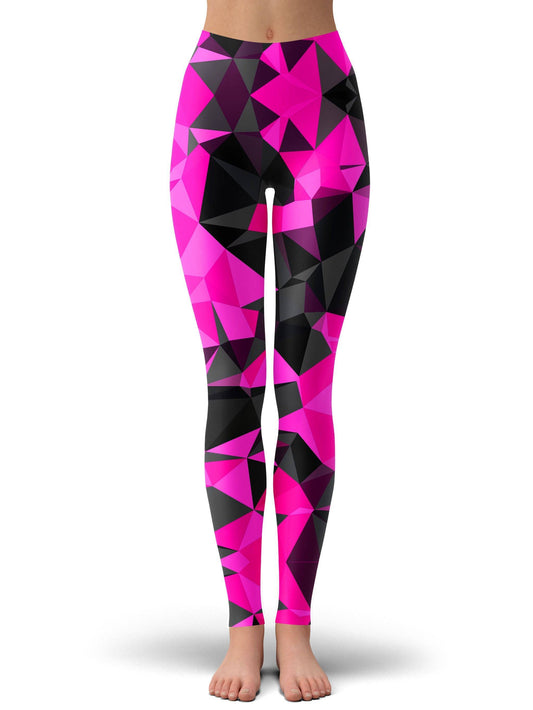 Pink and Black Geo Leggings, Big Tex Funkadelic, | iEDM