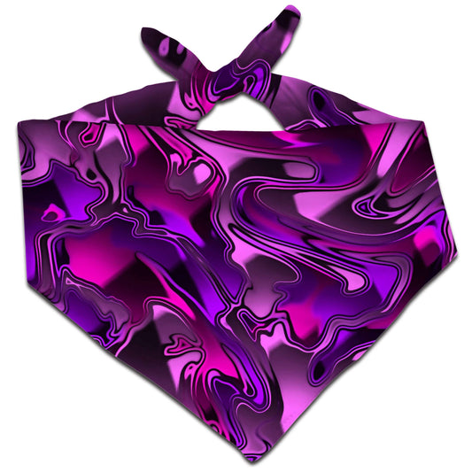 Pink and Purple Chromatic Melt Bandana, Big Tex Funkadelic, | iEDM