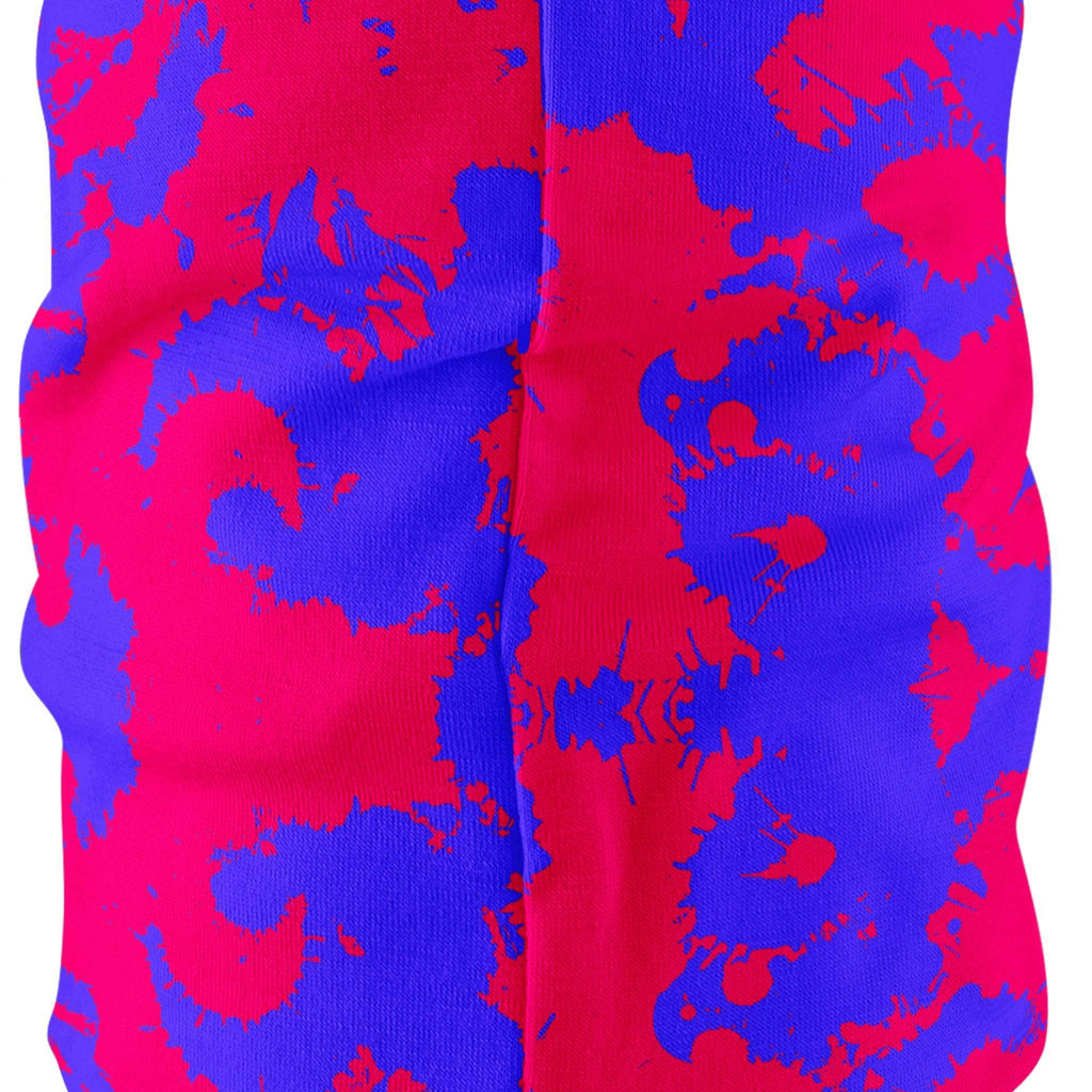 Pink and Violet Paint Splatter Bandana Mask, Big Tex Funkadelic, | iEDM