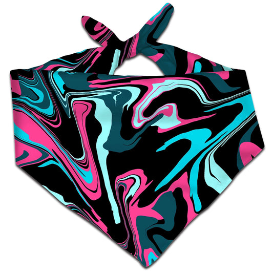 Pink Cyan Melt Bandana, Big Tex Funkadelic, | iEDM