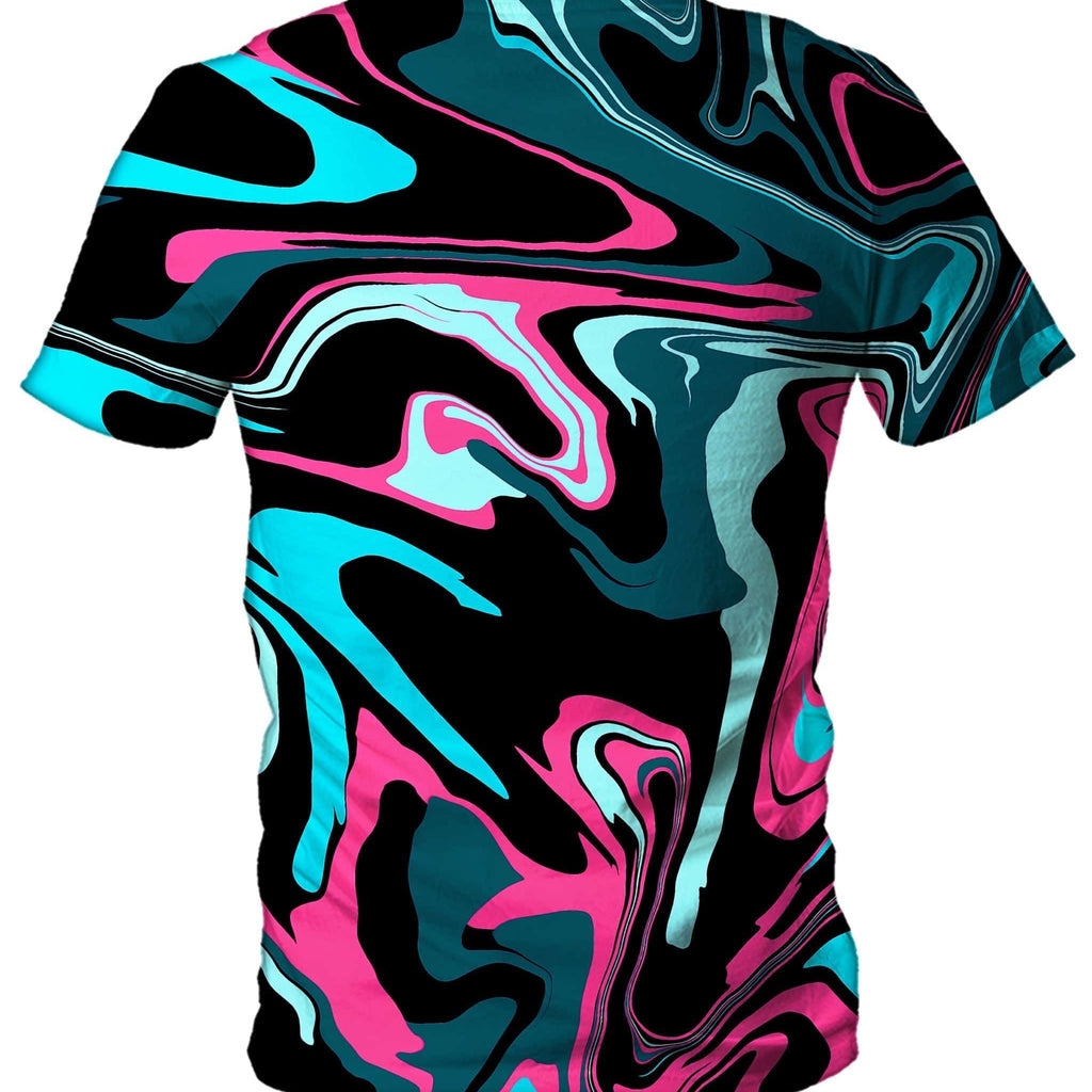 Pink Cyan Melt Men's T-Shirt, Big Tex Funkadelic, | iEDM