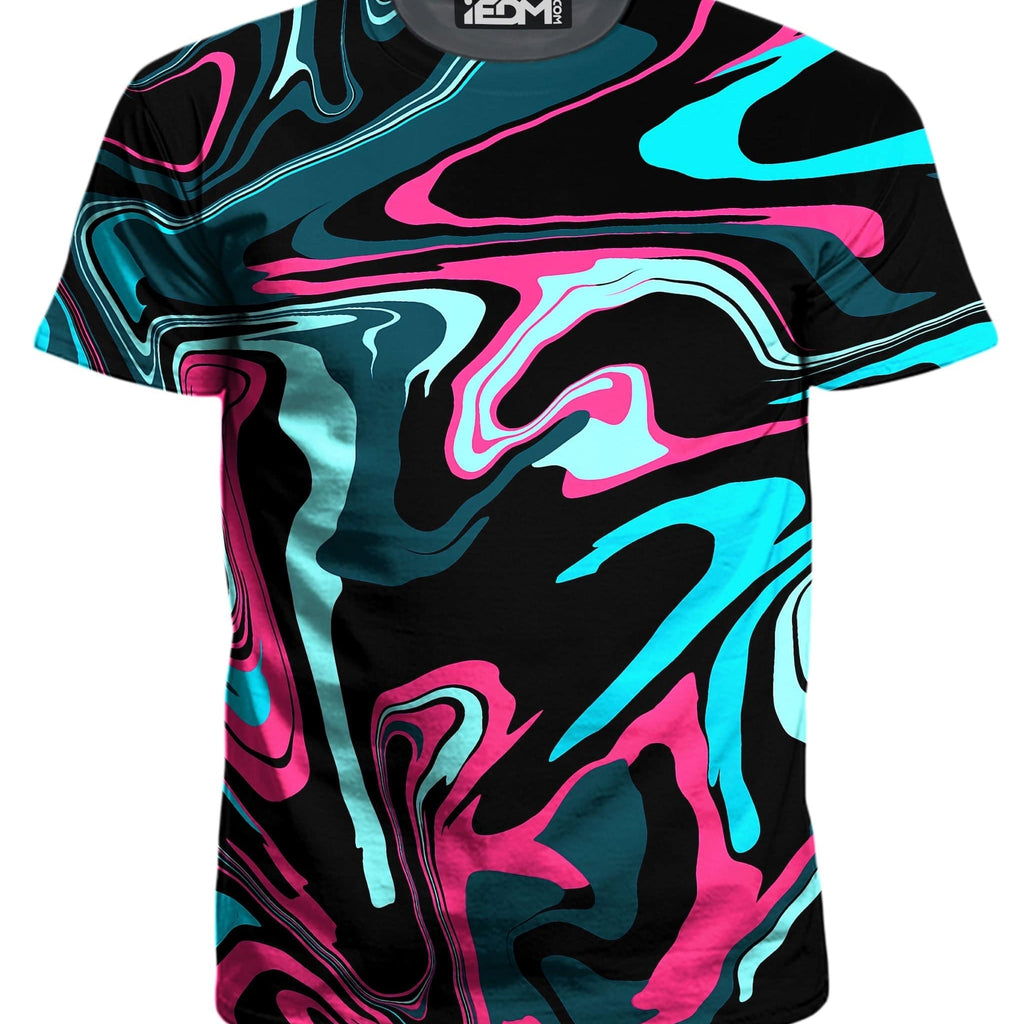 Pink Cyan Melt Men's T-Shirt, Big Tex Funkadelic, | iEDM