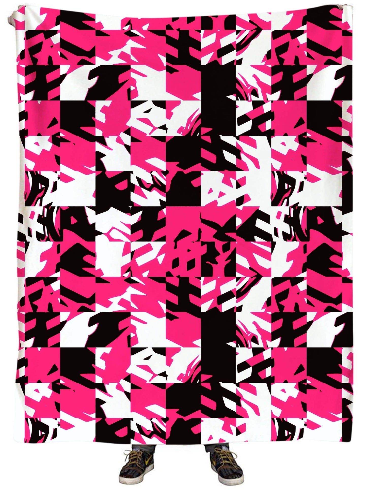 Pink Digital Plush Blanket, Big Tex Funkadelic, | iEDM