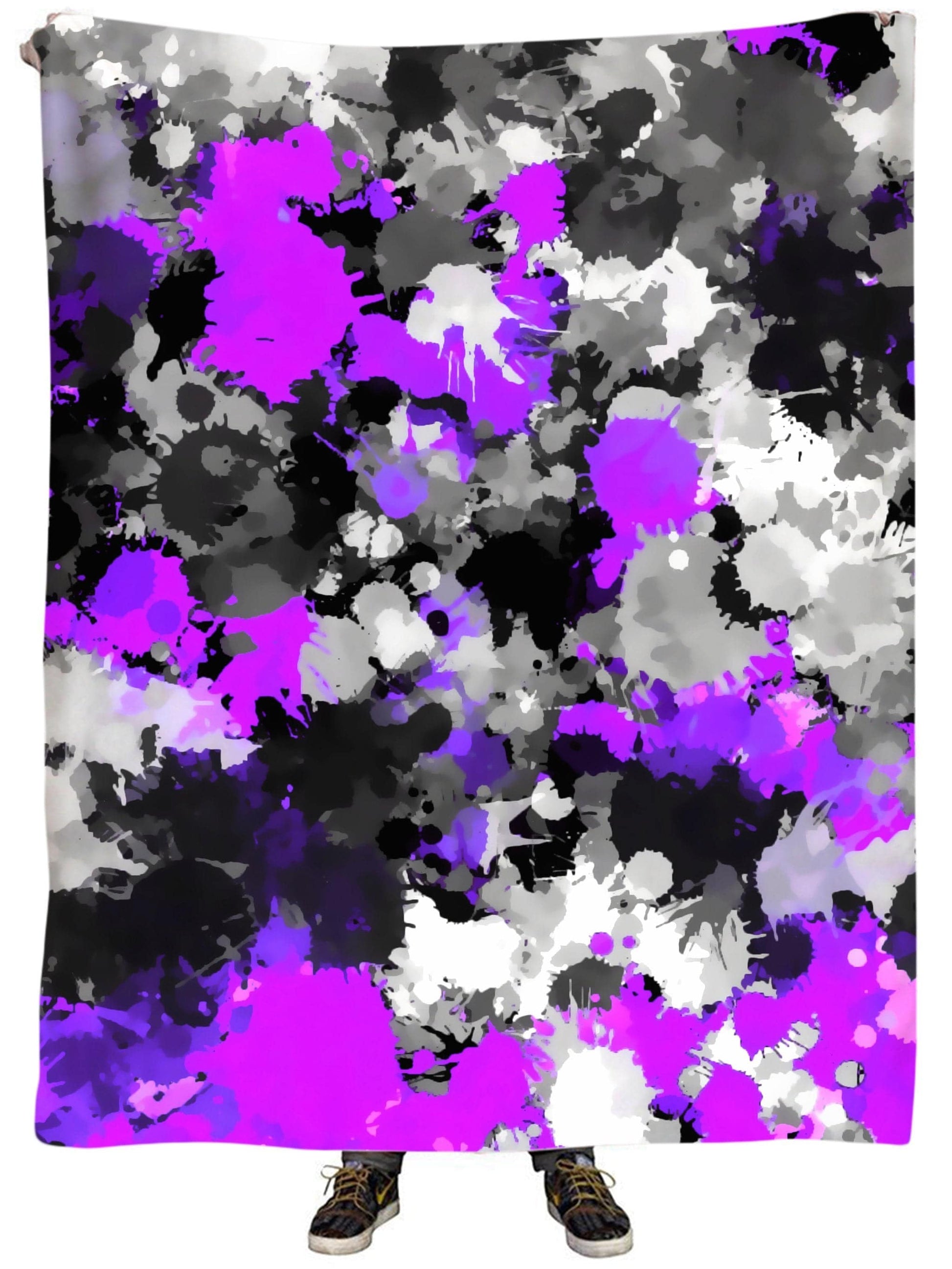 Purple Drip Plush Blanket, Big Tex Funkadelic, | iEDM