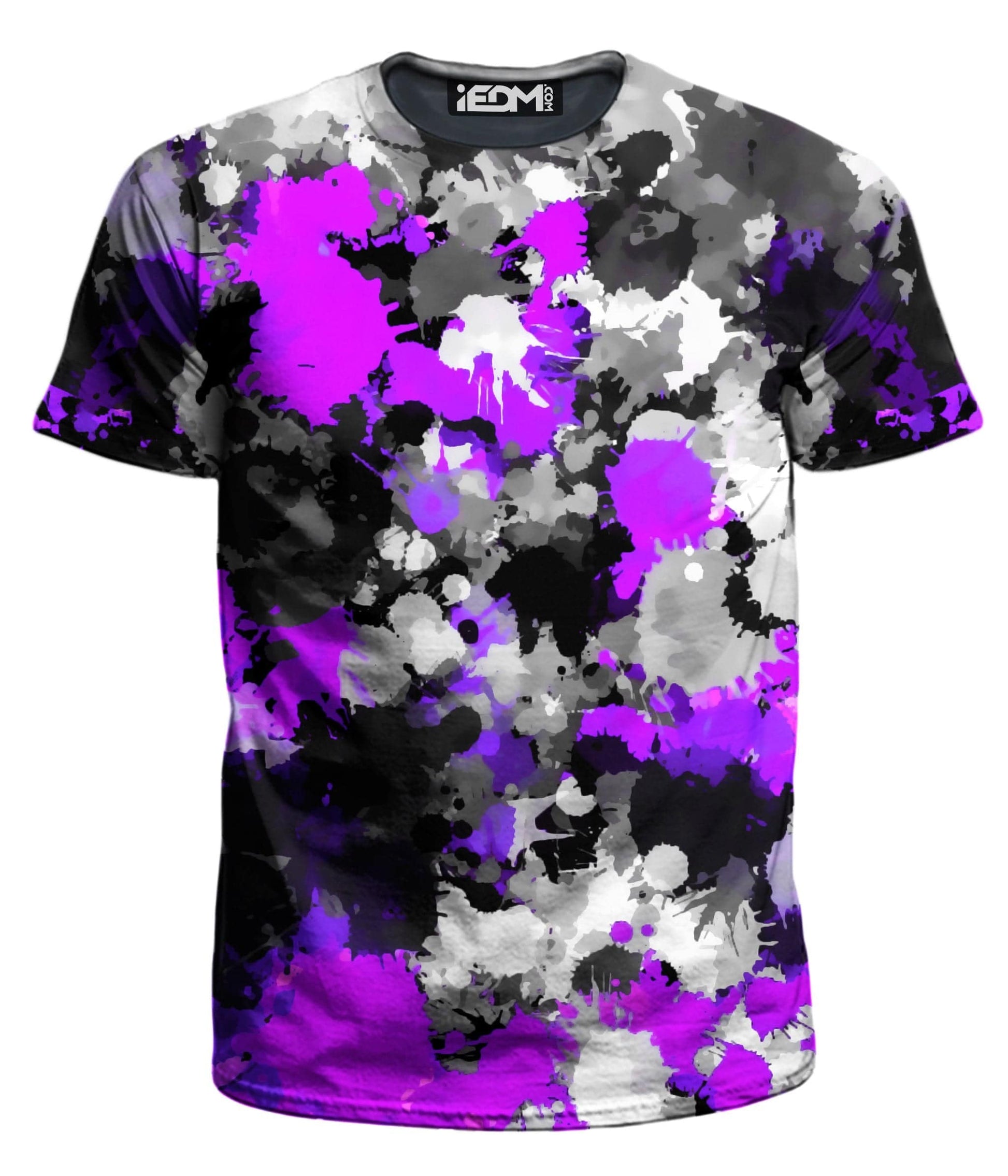 Purple Drip T-Shirt and Shorts with PM 2.5 Face Mask Combo, Big Tex Funkadelic, | iEDM