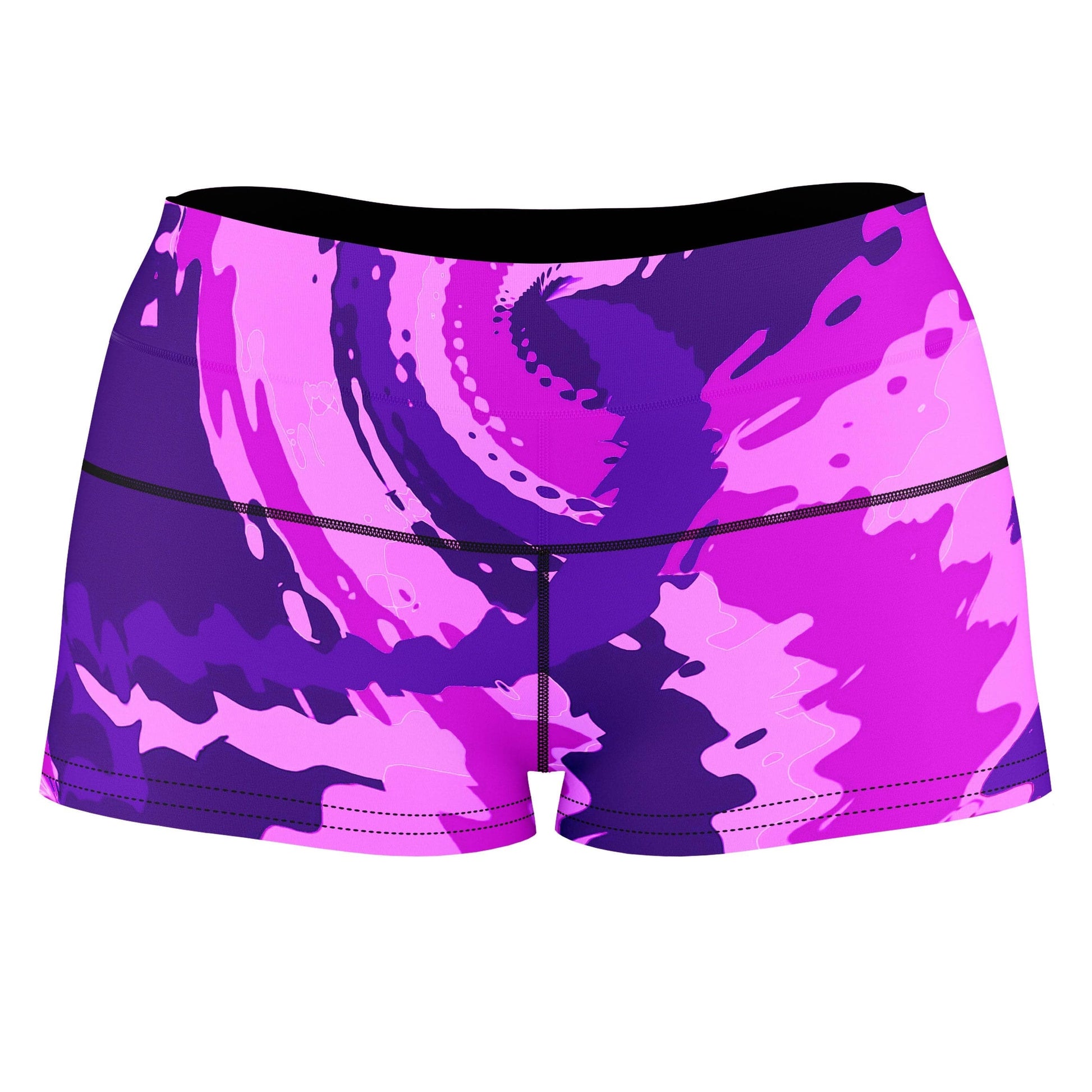 Purple Haze High-Waisted Women's Shorts, Big Tex Funkadelic, | iEDM