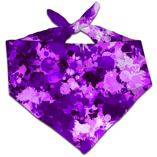 Purple Paint Splatter Bandana, Big Tex Funkadelic, | iEDM
