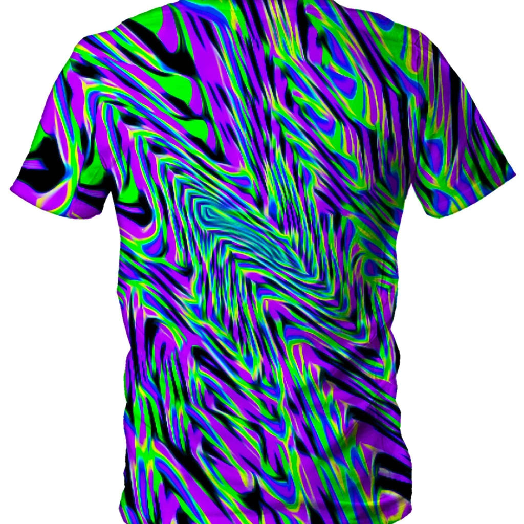 Purple Rave Fractal Men's T-Shirt, Big Tex Funkadelic, | iEDM
