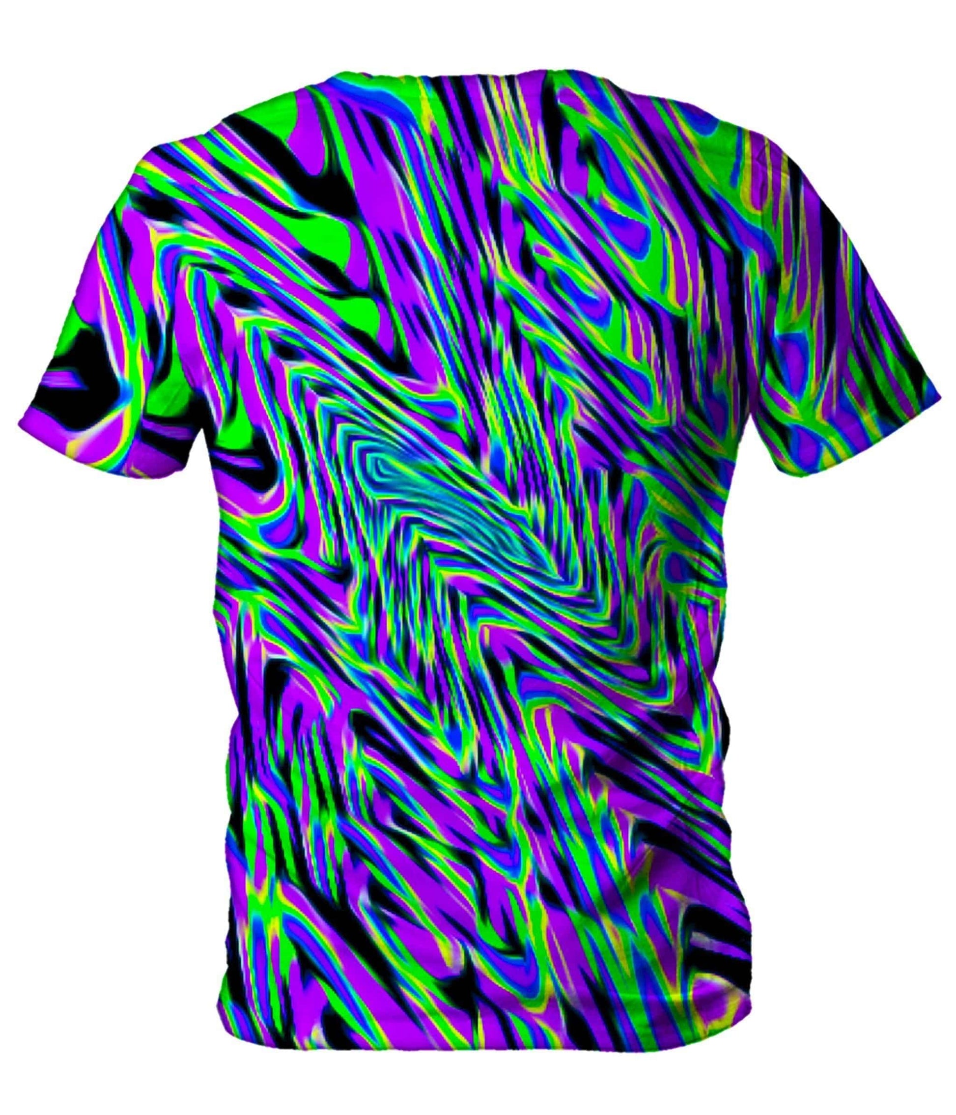 Purple Rave Fractal Men's T-Shirt, Big Tex Funkadelic, | iEDM