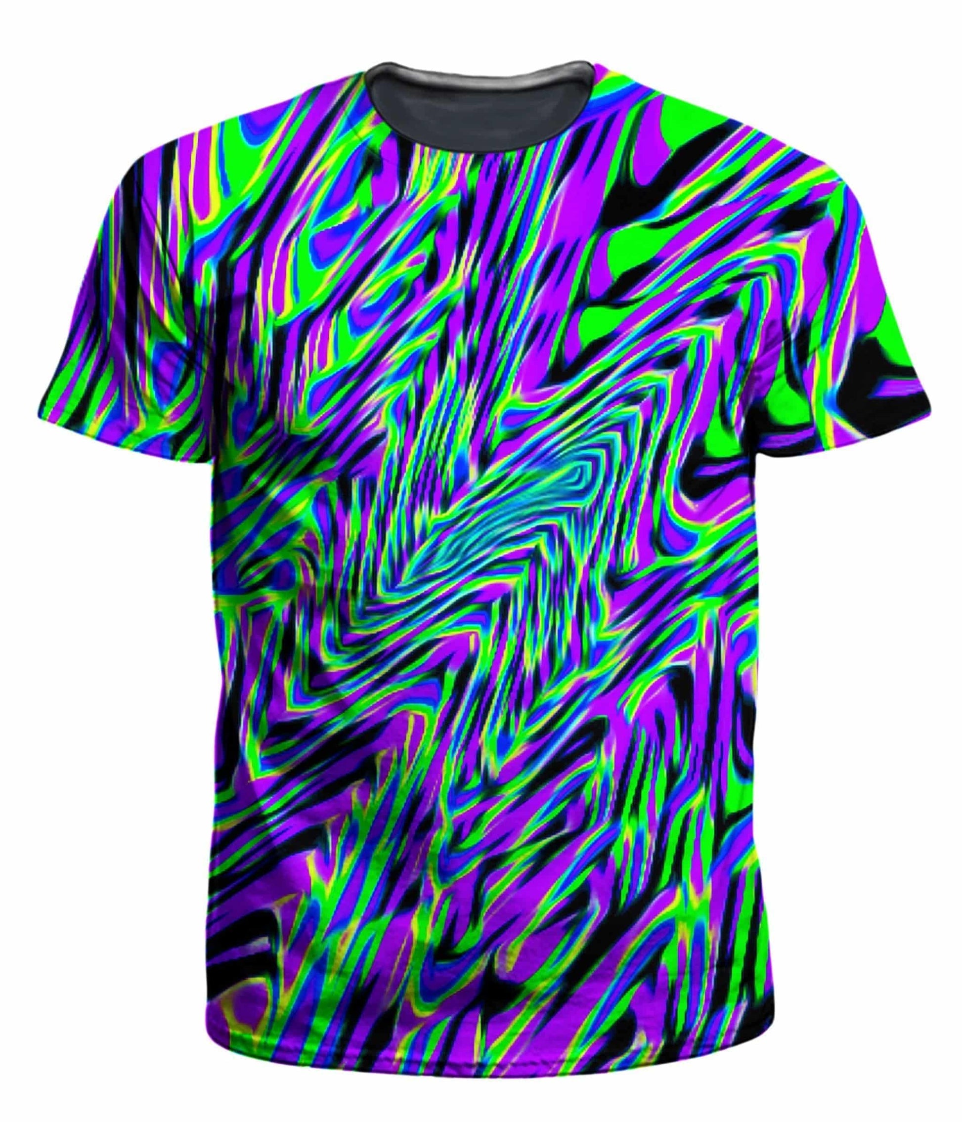 Purple Rave Fractal Men's T-Shirt, Big Tex Funkadelic, | iEDM
