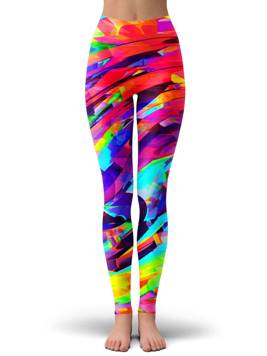 Rainbow Graffiti Explosion Leggings, Big Tex Funkadelic, | iEDM