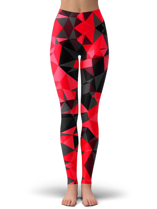 Red and Black Geo Leggings, Big Tex Funkadelic, | iEDM