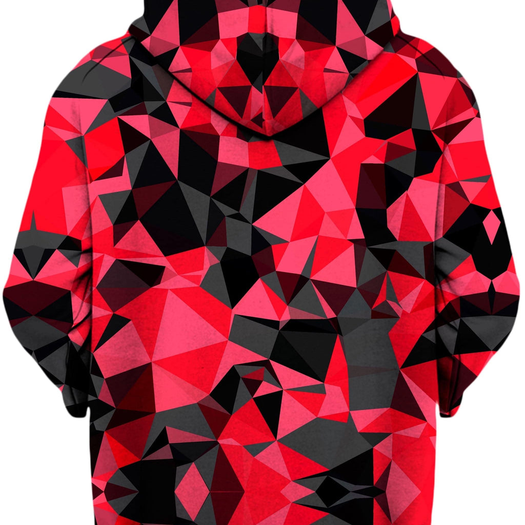 Red and Black Geo Unisex Hoodie, Big Tex Funkadelic, | iEDM