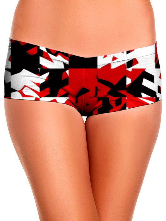 Red Digital Booty Shorts, Big Tex Funkadelic, | iEDM