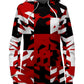 Red Digital Hoodie Dress, Big Tex Funkadelic, | iEDM