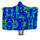 Sea Splatter Rave Graffiti Hooded Blanket, Big Tex Funkadelic, | iEDM