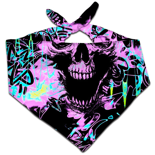 Big Tex Funkadelic Skull Graffiti Bandana - iEDM