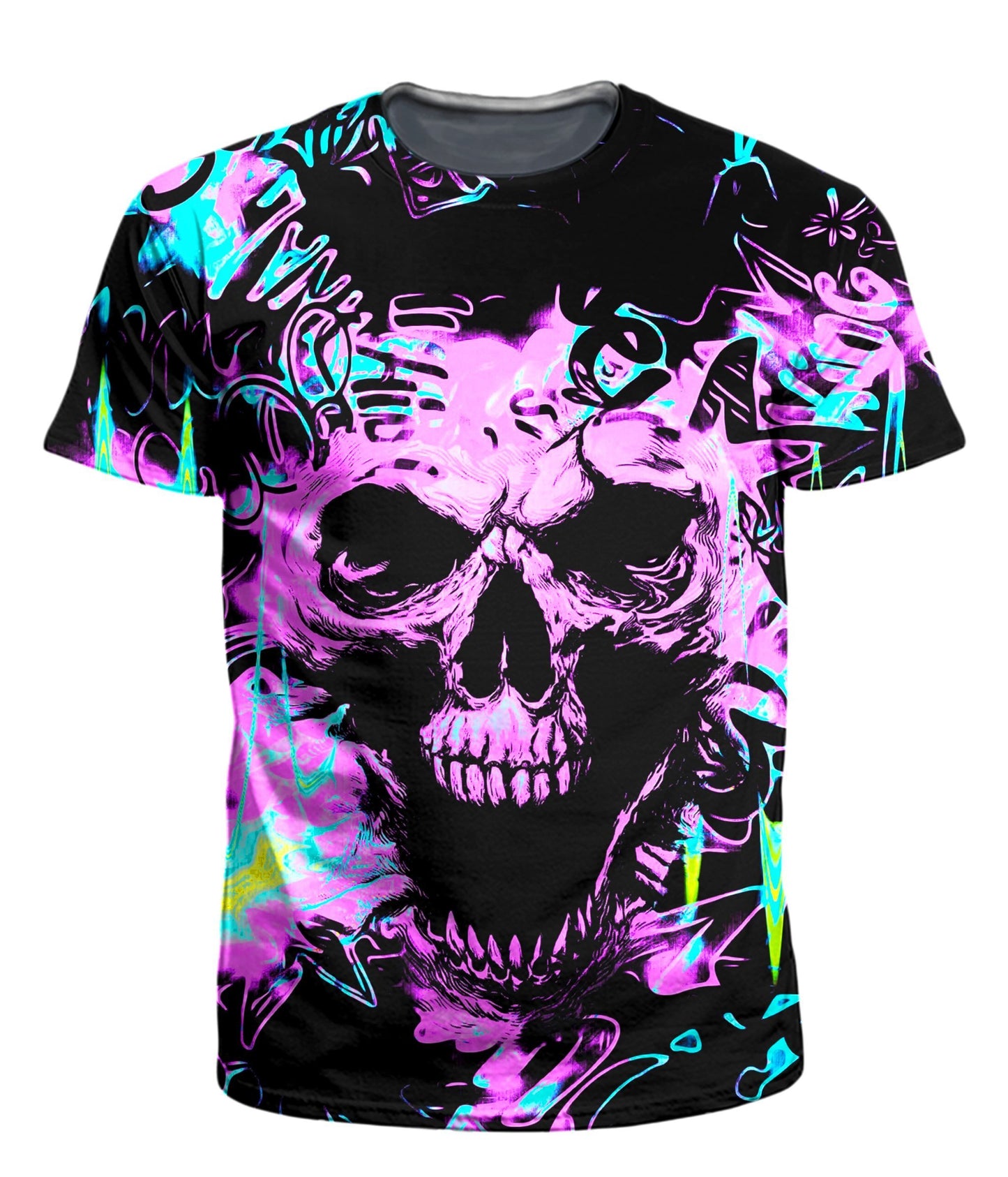 Big Tex Funkadelic Skull Graffiti Men's T-Shirt - iEDM