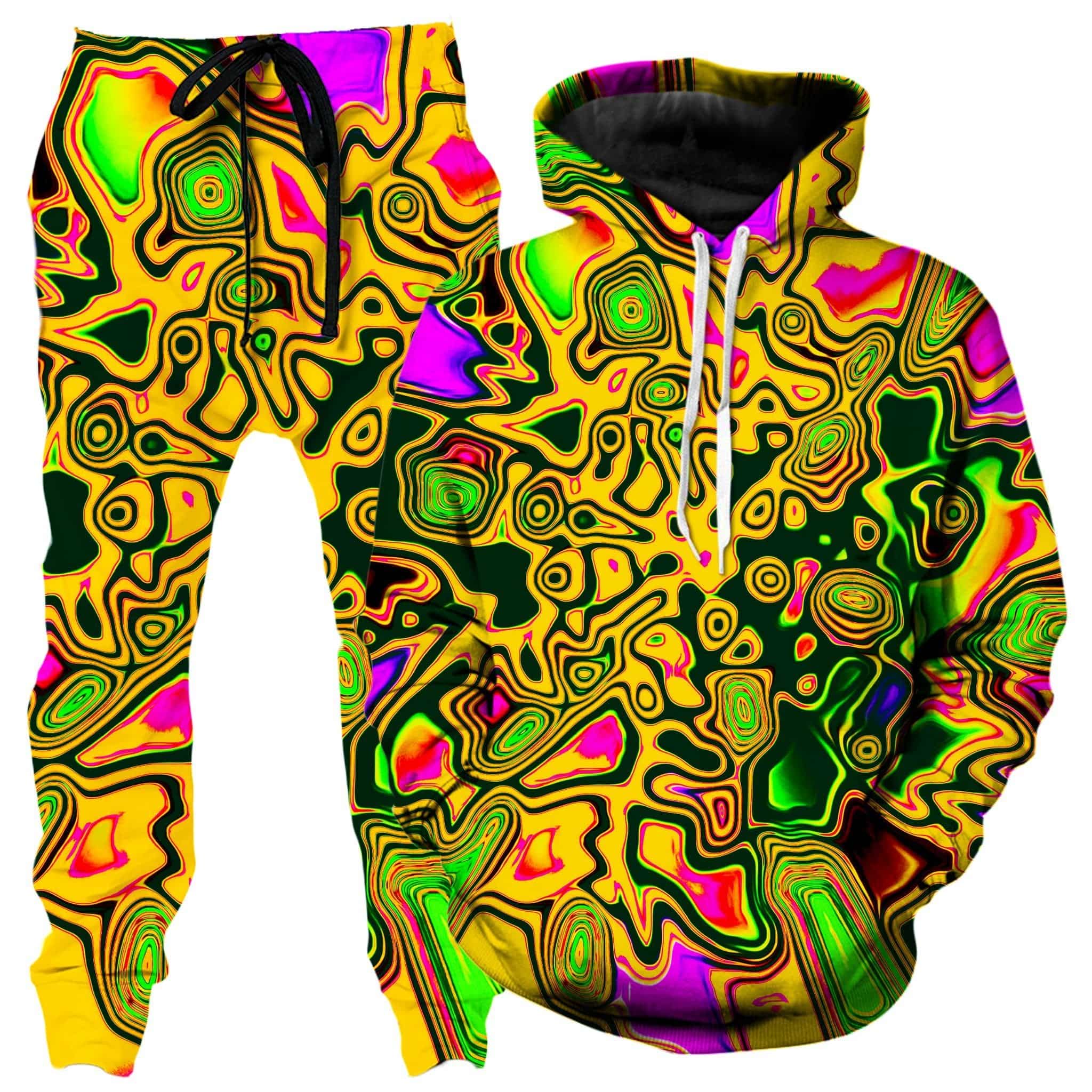 Splash Of The 90s Hoodie And Joggers Combo – Iedm