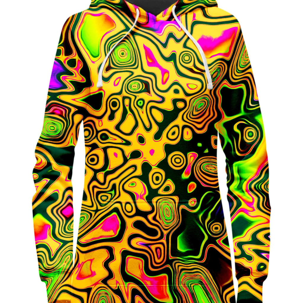 Splash Of The 90s Hoodie Dress and Leggings with PM 2.5 Face Mask Combo, Big Tex Funkadelic, | iEDM