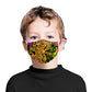 Splash of the 90s Kids Face Mask With (4) PM 2.5 Carbon Inserts, Big Tex Funkadelic, | iEDM