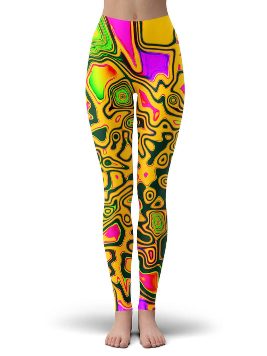Splash Of The 90s Leggings, Big Tex Funkadelic, | iEDM