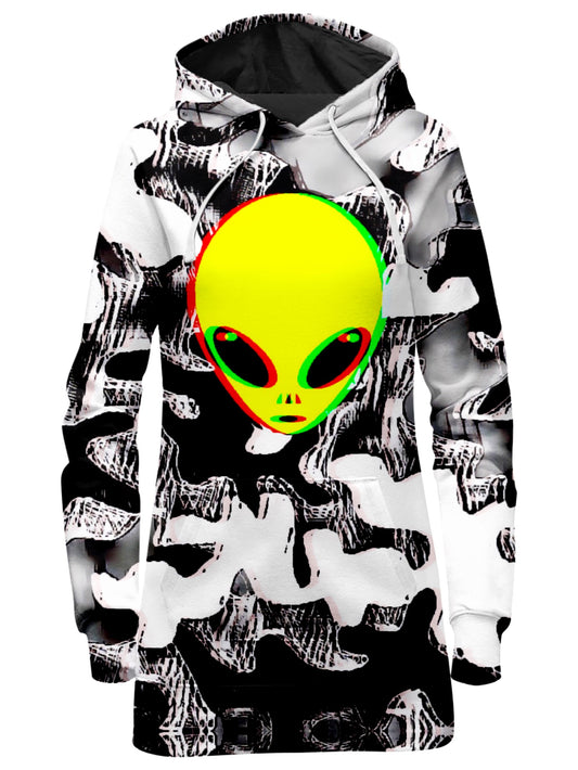 Big Tex Funkadelic Trippy Alien Hoodie Dress - iEDM
