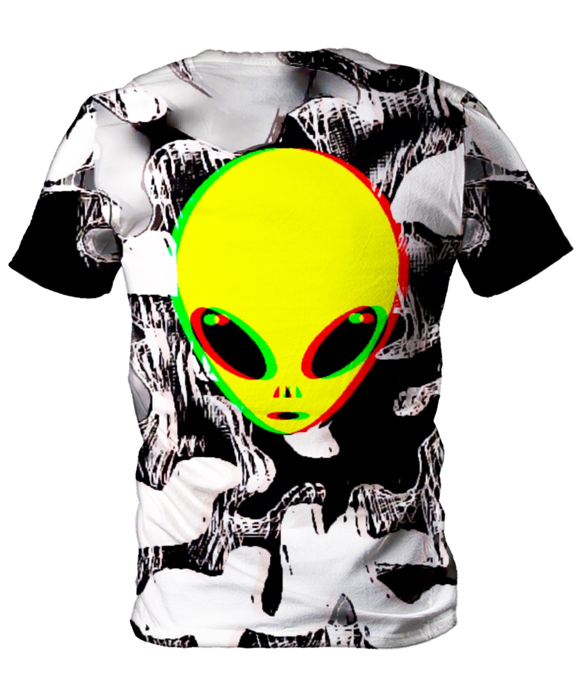 Big Tex Funkadelic Trippy Alien Men's T-Shirt - iEDM