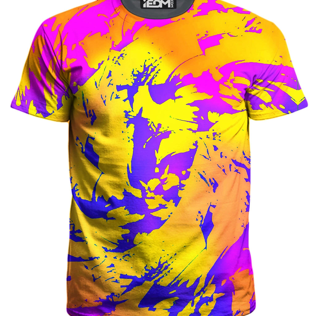 Tropical Ombre Paint Splatter Graffiti Men's T-Shirt, Big Tex Funkadelic, | iEDM
