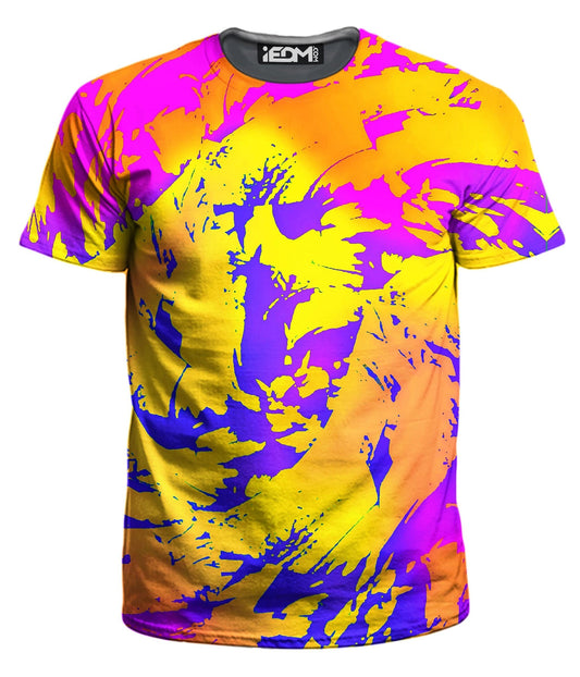 Tropical Ombre Paint Splatter Graffiti Men's T-Shirt, Big Tex Funkadelic, | iEDM