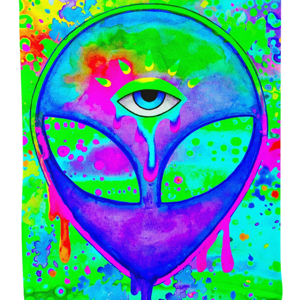 Alien Melt Purple Bandana Mask, BrizBazaar, | iEDM