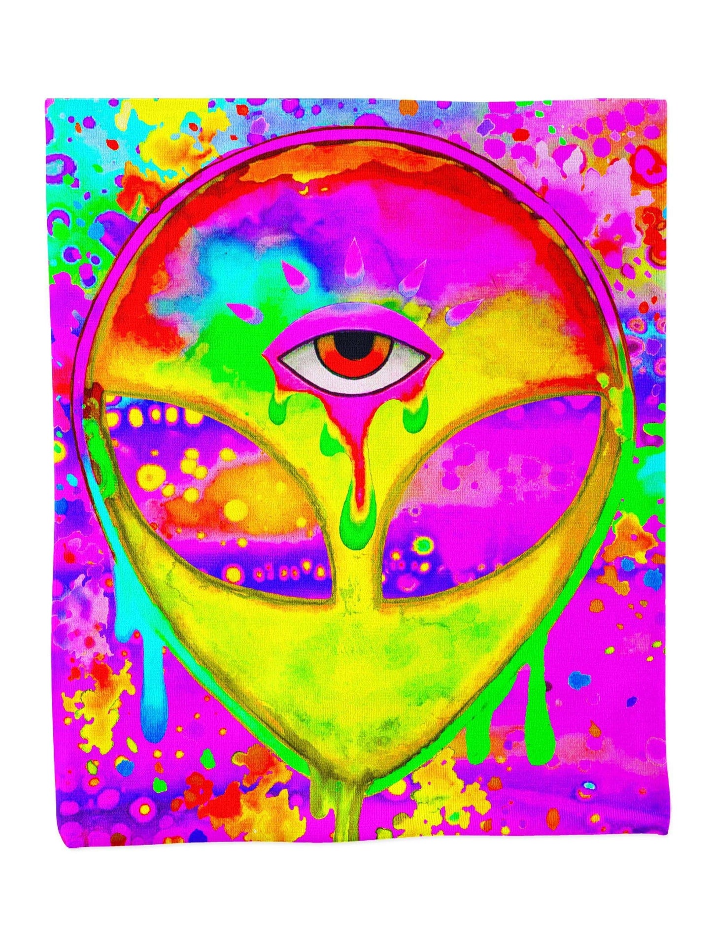 Alien Melt Yellow Bandana Mask, BrizBazaar, | iEDM