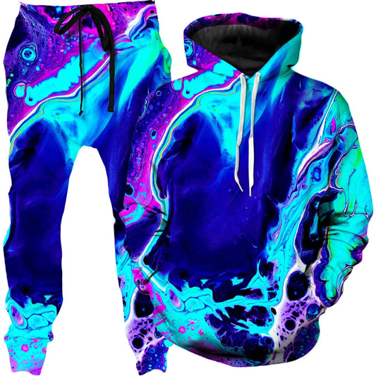 Aqua Daze Hoodie and Joggers Combo, BrizBazaar, | iEDM