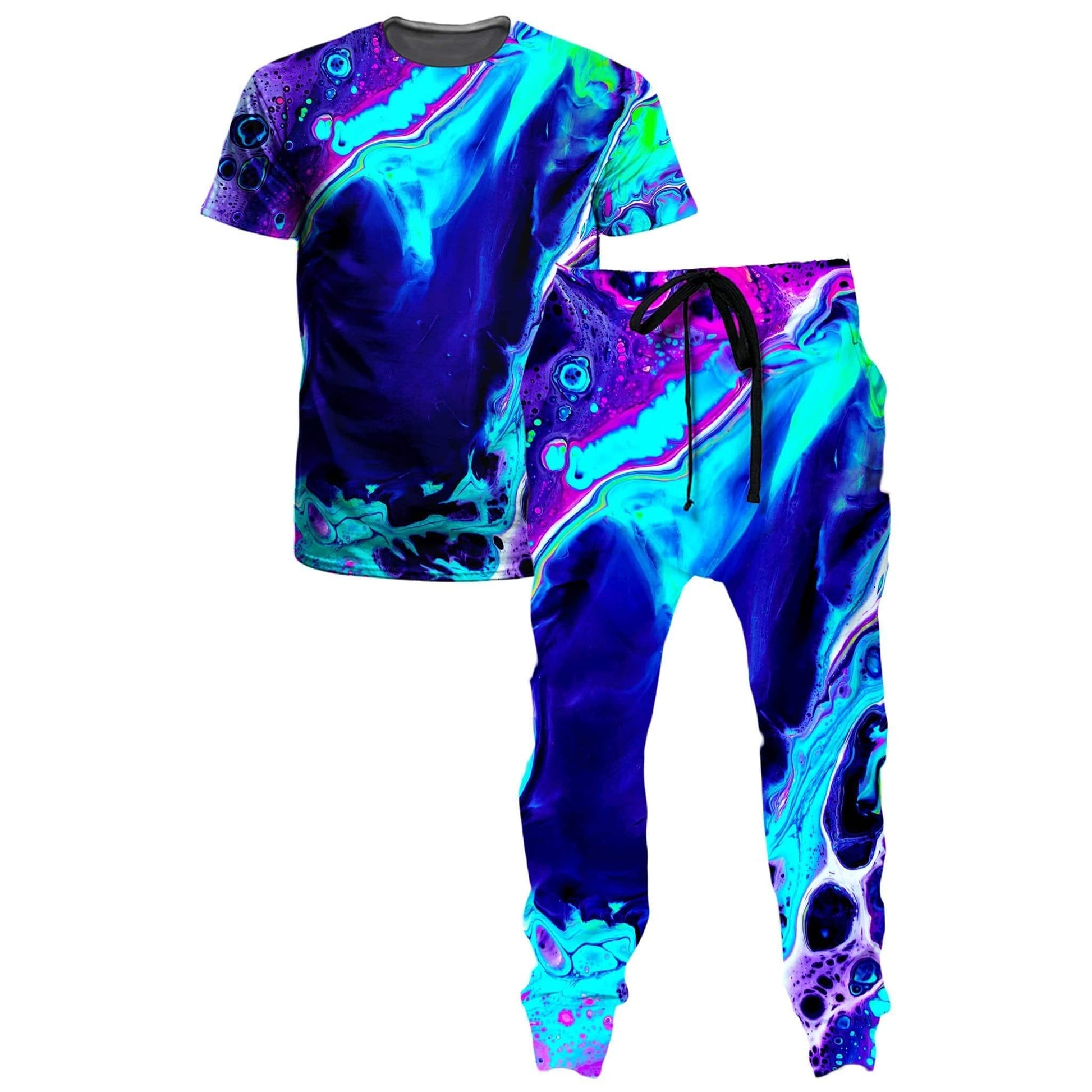 Aqua Daze T-Shirt and Joggers Combo, BrizBazaar, | iEDM
